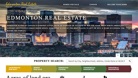 Edmonton realtor website